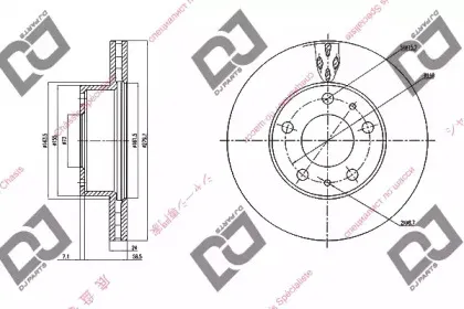 Тормозной диск DJ PARTS купить